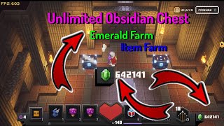 Minecraft Dungeons Unlimited Obsidian Fram Chest Op As Hell