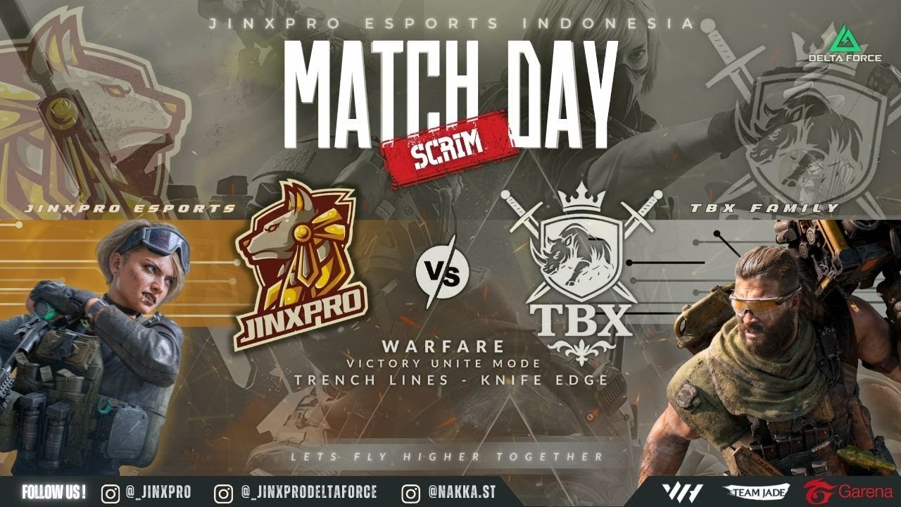FUNMATCH SCRIM JINXPRO VS TBX FAM | DELTA FORCE MOBILE INDONESIA 
