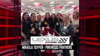 Lexus of Stevens Creek Volunteer Award - Mikaela Topper - Pinewood High School