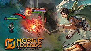 Anime Accurate Eren Yeager | Yin Custom Skin Showcase | Mobile Legends x Attack On Titan screenshot 3