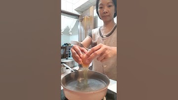 🔥Perfect Oddly Satisfying Video Sounds ASMR Cracking egg into Boiling water #cooking #viral #shorts