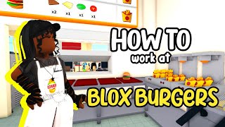 BLOXBURGERS TUTORIAL *EASY* Assemble burgers, chips, trays... | Bloxburg - Zeekay