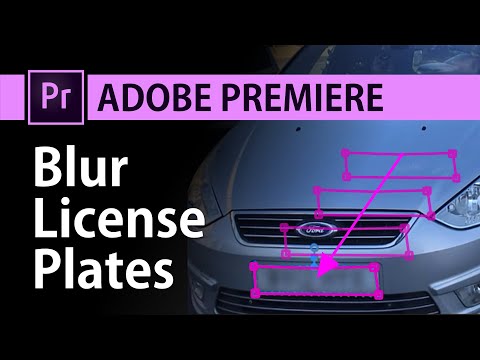 How to blur license plates in Adobe Premiere | Tracking masks and blurring