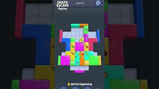 Shape Escape Level 95 Solution Walkthrough