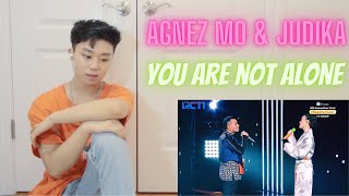 AGNEZ MO & Judika - You Are Not Alone Michael Jackson Live REACTION