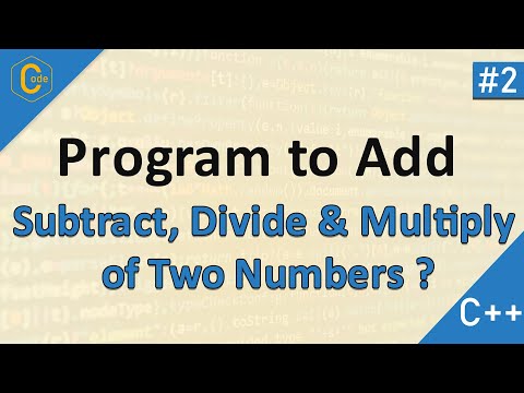 C++ Program to Add,Subtract, Divide & Multiply of Two Numbers  | #codeflow