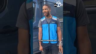 Amazon Driver Fired for Speeding on sidewalk!