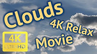 5 min relax pause | Clouds Floating In The Sky | Relax 4K Movie with Ambient Music