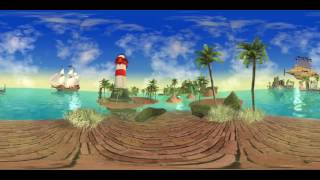 iClone VR 360 - Water Wind Island - (2K TEST, no audio)