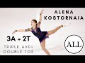 Alena KOSTORNAIA ALL TRIPLE AXEL DOUBLE TOES (3A + 2T)