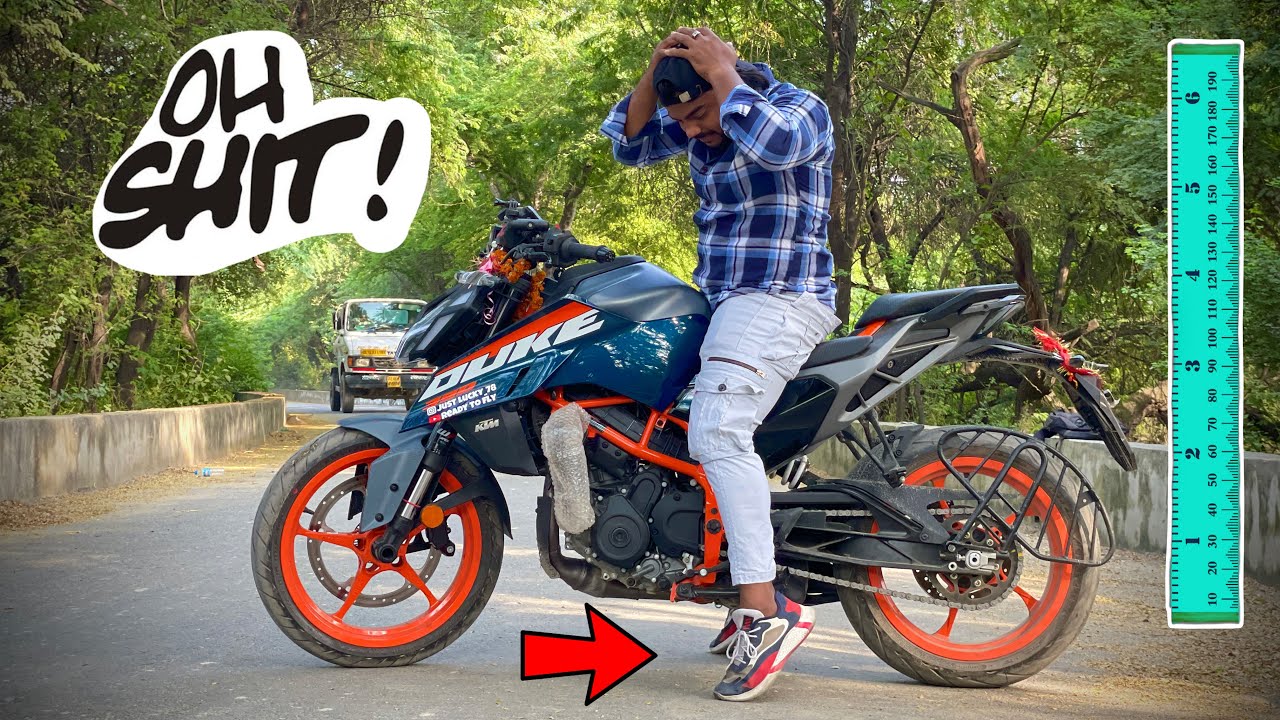 ktm duke 390 seat height adjustment
