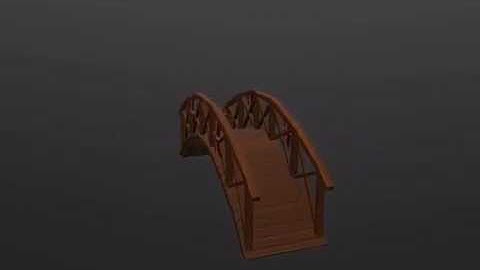 3D Model: Bridge Using PBR Materials