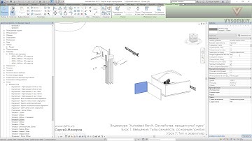 VC: Курс Autodesk Revit. Семейства: продвинутый уровень: 1.07. Тип и экземпляр