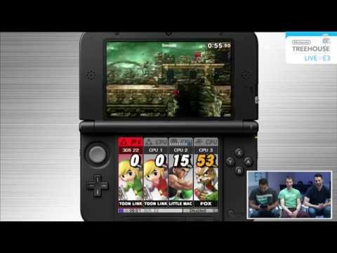 Nintendo Treehouse: Live @ E3 -- Day 2: Super Smash Bros. for Nintendo 3DS Part 1