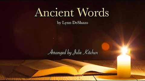 Ancient Words - Contemporary Instrumental hymn with lyrics