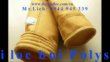 Túi lọc bụi PE 500, Túi lọc bụi chống tĩnh điện, Túi lọc bụi Polyester chống tĩnh điện.