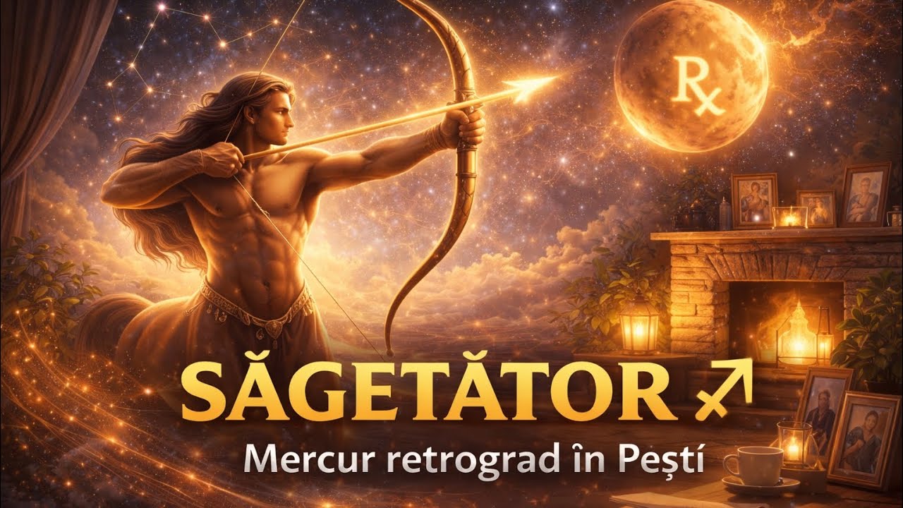 Săgetător ♐ | Mercur retrograd în Pești – Familie, trecut și clarificări emoționale