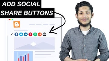 How to Add Social Media Icons to Blogger | Blogger Social Media Buttons | Add Social Media