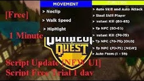 Roblox Hack/Script [UPDATE NEW UI] | Dungeon Quest|Free Instants kill and More