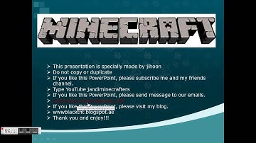 minecraft powerpoint