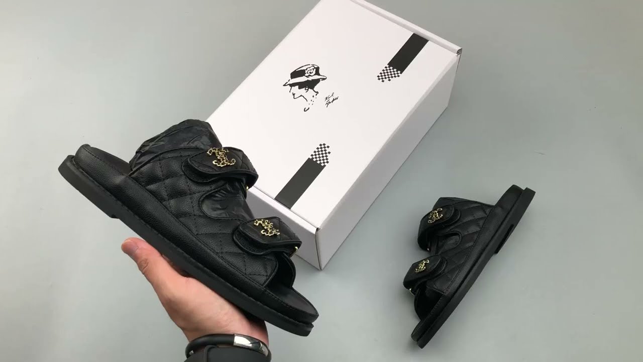 Chanel Sandals for Summer Black