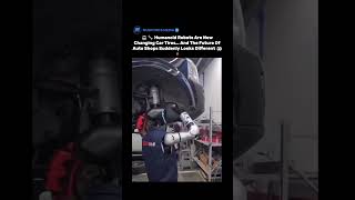 Humanoid Robots Are Now Changing Car Tires… And The Future Of Auto Shops Suddenly Looks Different 👀⚡