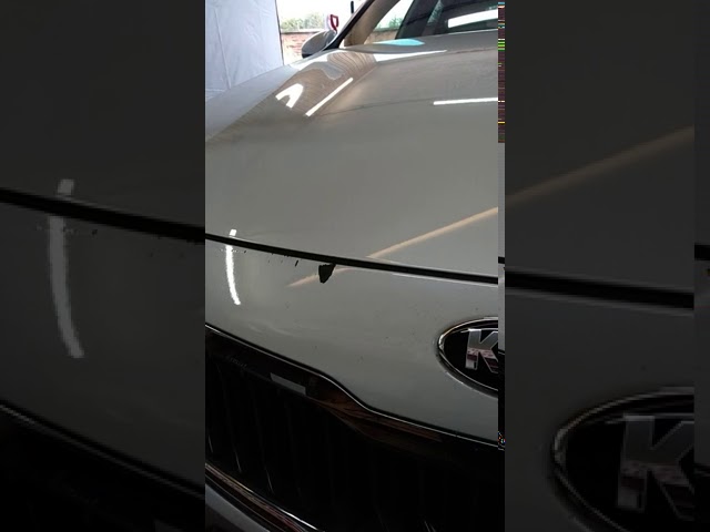 Как убрать вмятину на капоте лада гранта - фото