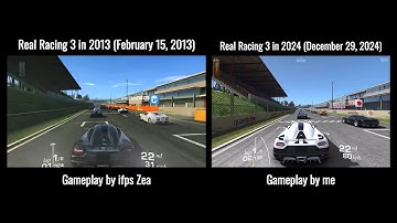 Real Racing 3 (2013) VS Real Racing 3 (2024) | Graphics Comparison