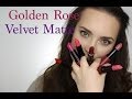 Pierwsze wrażenie + próbki kolorów - zdjecia kontra rzeczywistość Golden Rose velvet matte lipstick
