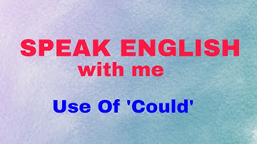 SPEAK ENGLISH with me | Use of 