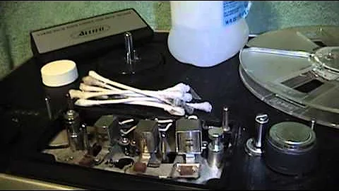 Cleaning and Demagnetizing the Reel to Reel Deck