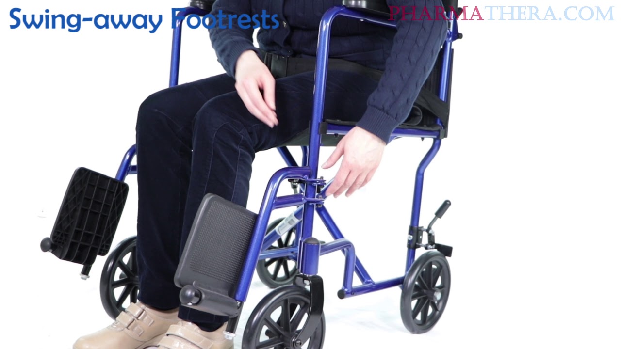 Lightweight seniors transport wheelchair YouTube