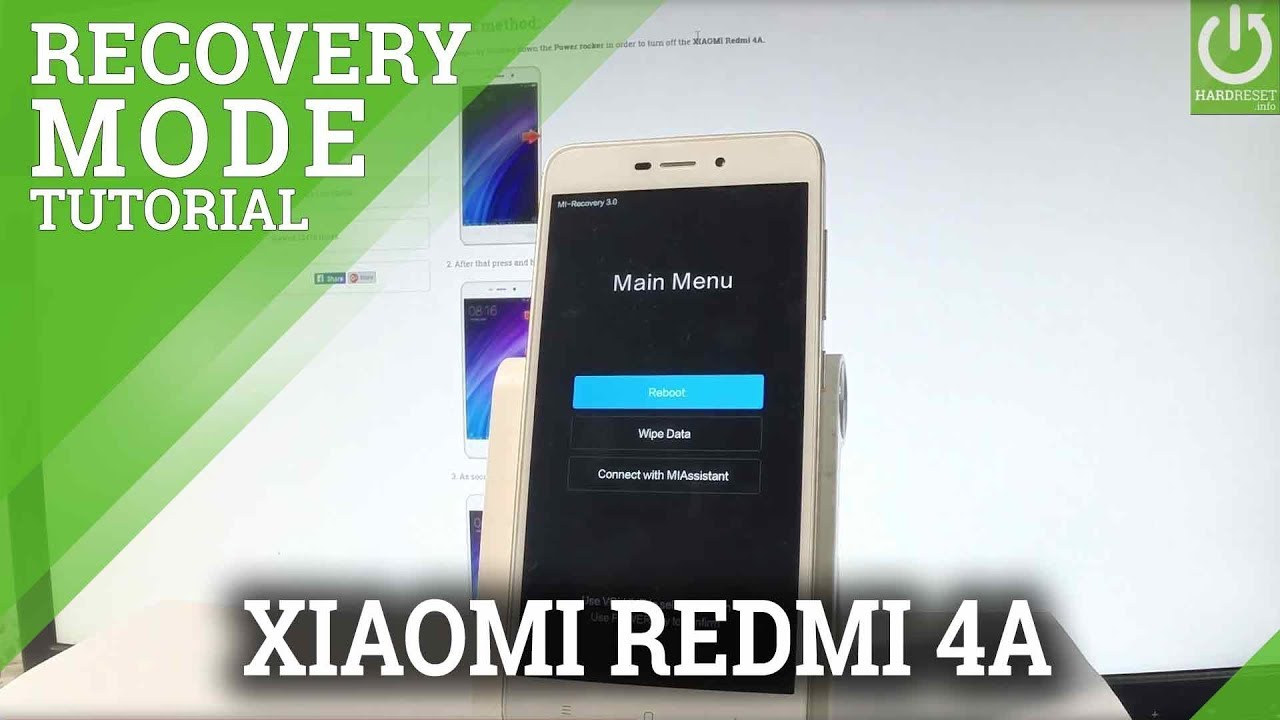 Main Menu Redmi Recovery