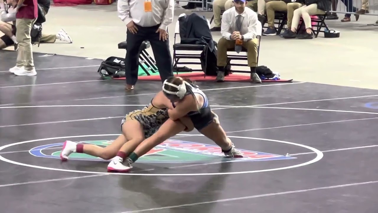 FHSAA Girls Wrestling State Final 130 lbs (Brielle Bibla/Aireanna Gavere)