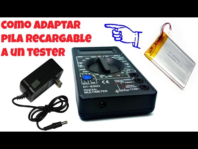 ▷ Tester universal para pilas y baterías NIMO