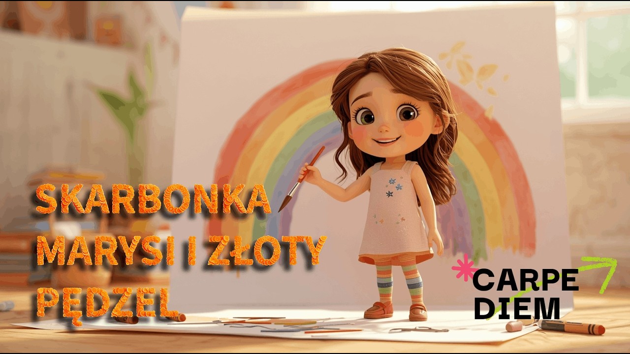 Skarbonka Marysi i Złoty Pędzel – Bajka o oszczędzaniu i sile marzeń