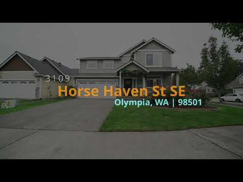 3109 Horse Haven St, Olympia, WA home video tour