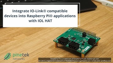 Short Demo of the IOL HAT - A IO-Link compatible master for Raspberry Pi
