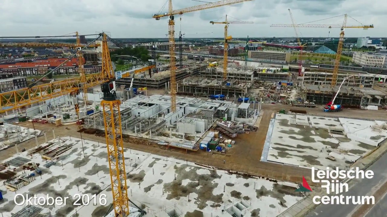 Leidsche Rijn Centrum van boven - oktober 2016 - YouTube