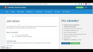 Librarika ILS - How to join a library at Librarika by invitation? screenshot 3