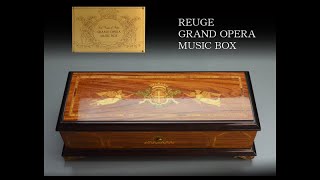 REUGE GRAND OPERA MUSIC BOX リュージュ 高級オルゴール50弁 - YouTube