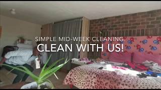 CLEAN WITH US | YoutubeZa | TheSimzFam