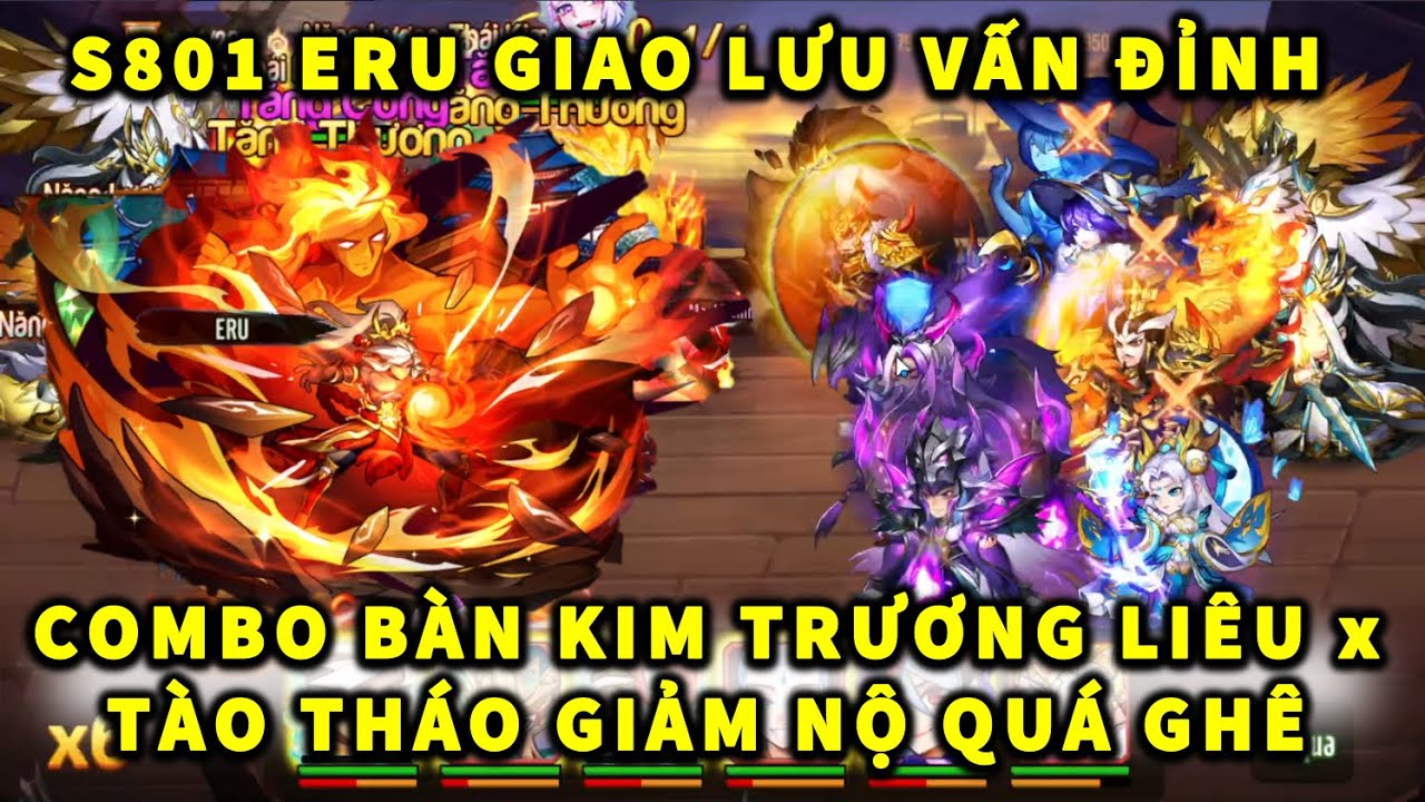 OMG3Q ĐẾN HẸN LẠI LÊN! S801 ERU GIAO LƯU VẤN ĐỈNH! COMBO BÀN KIM TRƯƠNG LIÊU + TÀO THÁO QUÁ GHÊ!