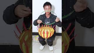 This Colorful Basket Is Made by Hand! Watch Plastic Strips Turn Into Something Amazing