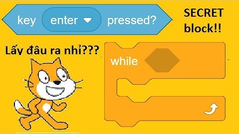 Những khối bí mật mà ko ai biết trong SCRATCH