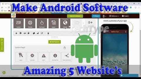 Amazing Android Application Maker Without Coding Online Website