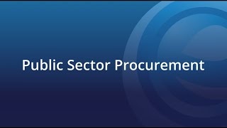 What are the key procurement challenges we are seeing within public sector?