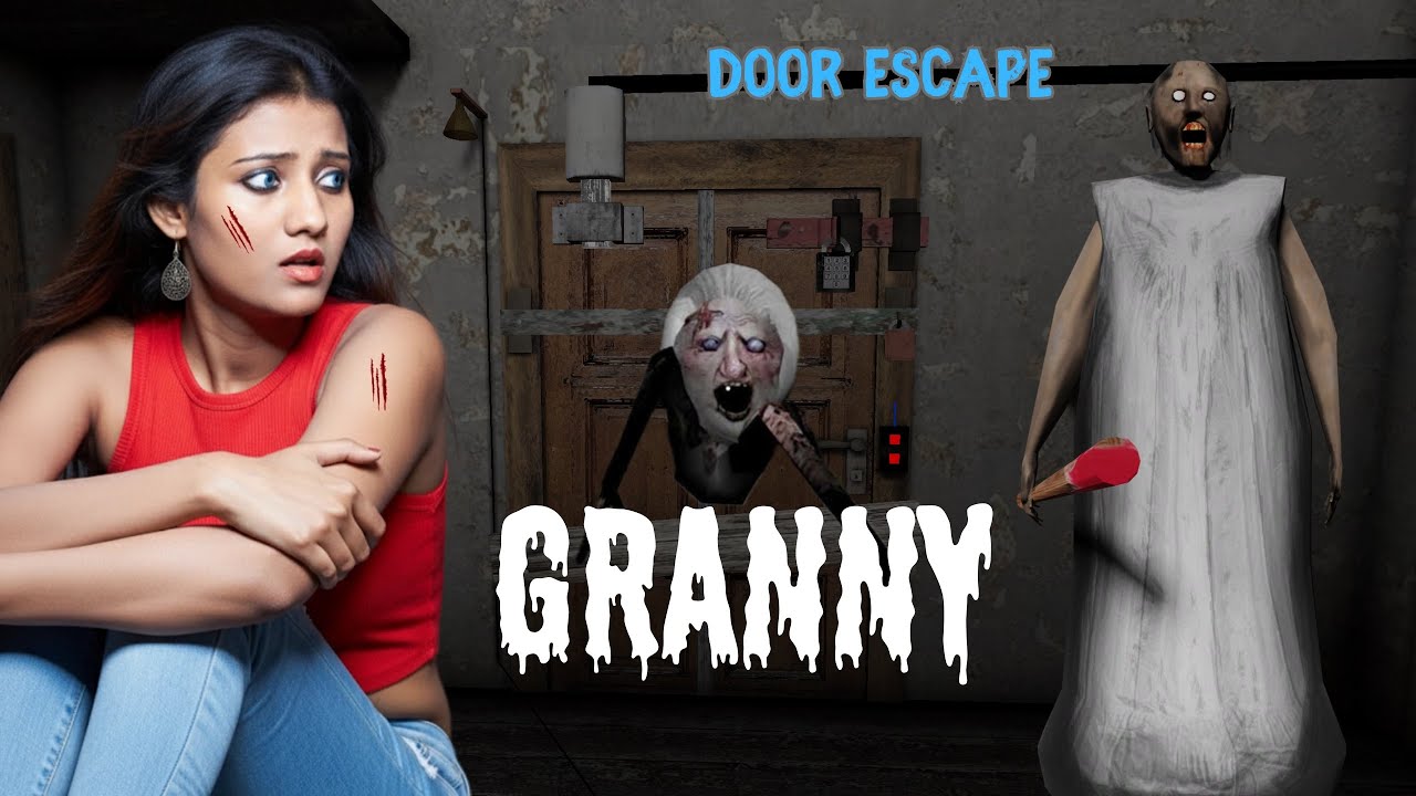 Granny Door Escape with Hilarious Voiceover 🤣 | Can I Survive? | Granny ...