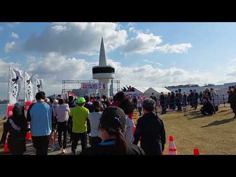 淀川寛平マラソン2022　ハーフの部　Eブロックのスタート