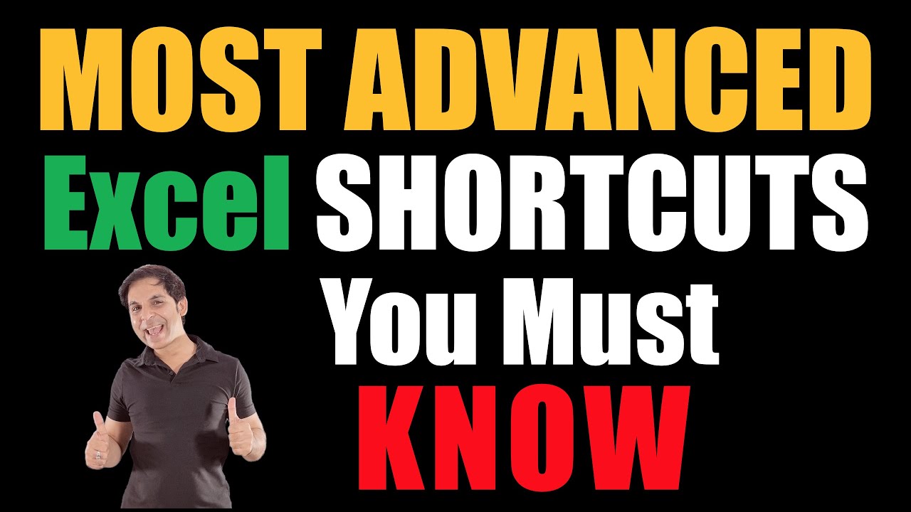 Most Advanced Excel Shortcuts You Must Know - YouTube Music